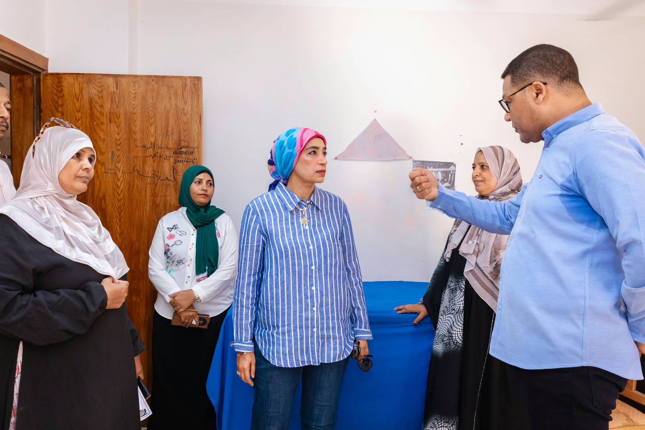 جولات رئيس جامعة الأقصر على المدن الجامعية لخدمة الطلبة