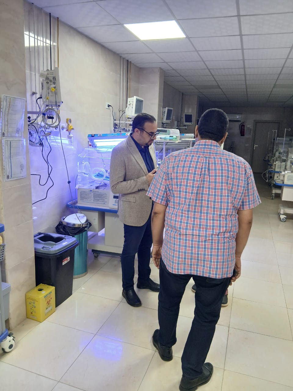 التفتيش علي الوحدات الصحية،