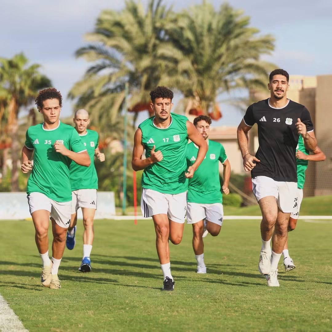 تدريباتن لاعبو المصري