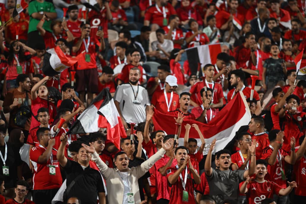 الجماهير المصرية فى المدرجات الجماهير المصرية فى المدرجات