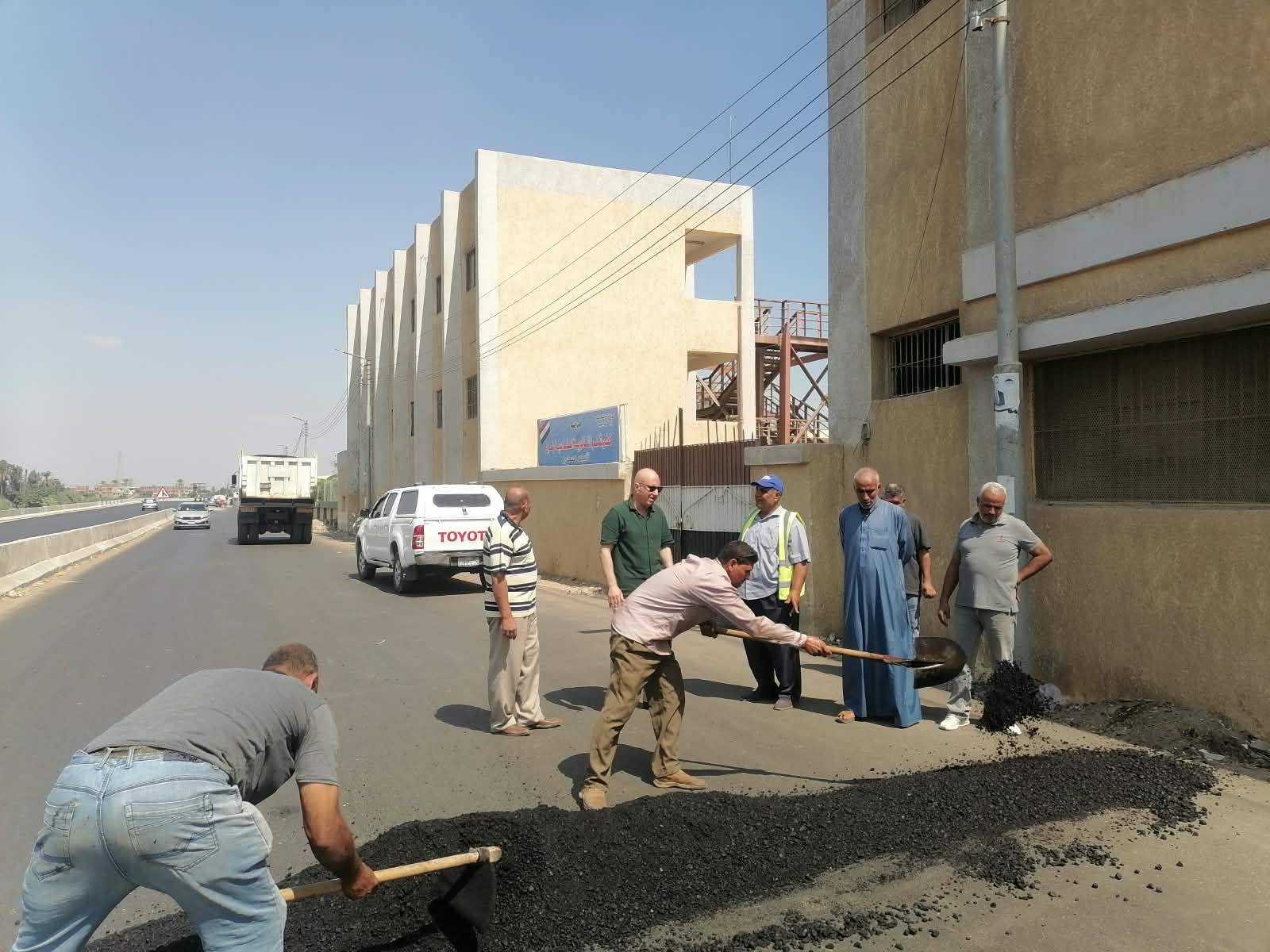 عمل مطبات التهدئة