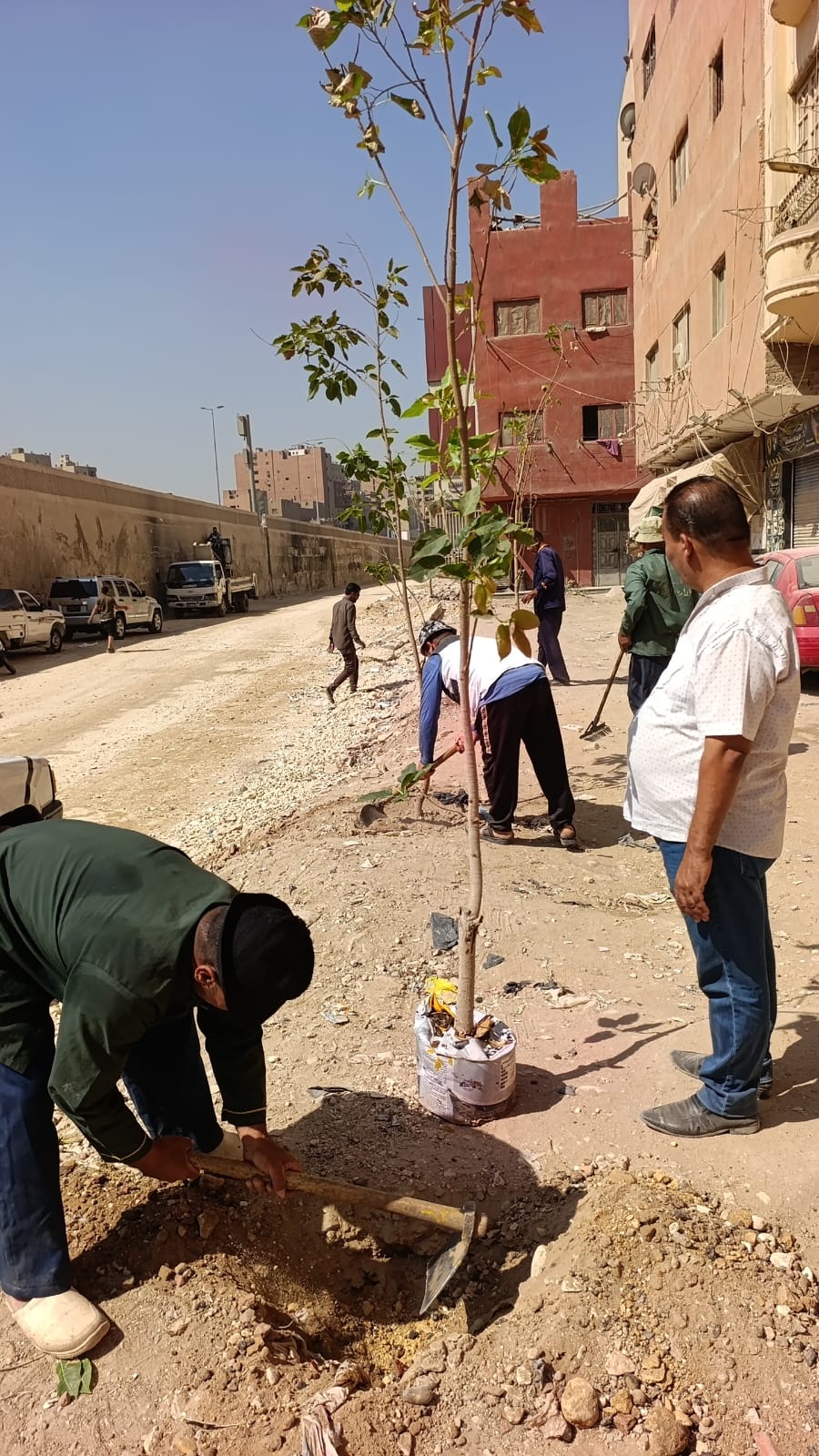 رفع 1300 طن رتش من نفق المكرونة بالعمرانية