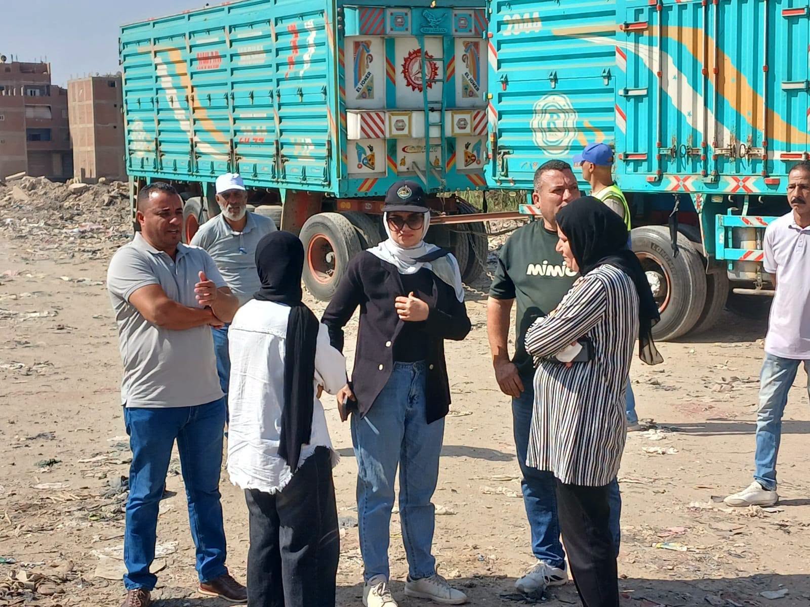 جانب من جولة نائب محافظ القليوبية