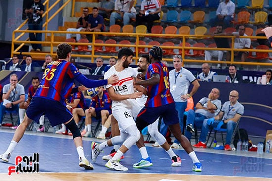 مباراة الزمالك وبرشلونة