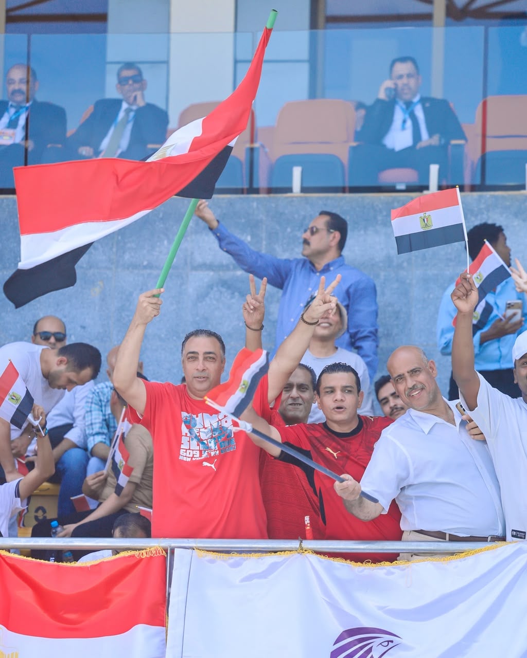 الجماهير المصرية فى جوبا