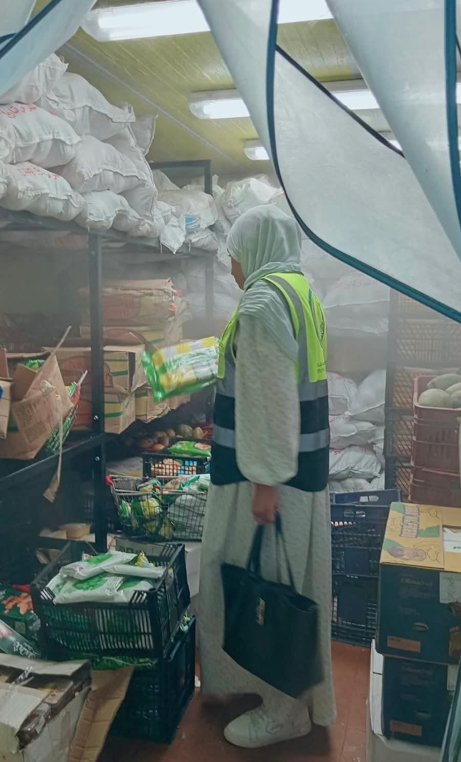 حملة تفتيشية على محلات الخضروات والفاكهة بالعجوزة حملة تفتيشية على محلات الخضروات والفاكهة بالعجوزة