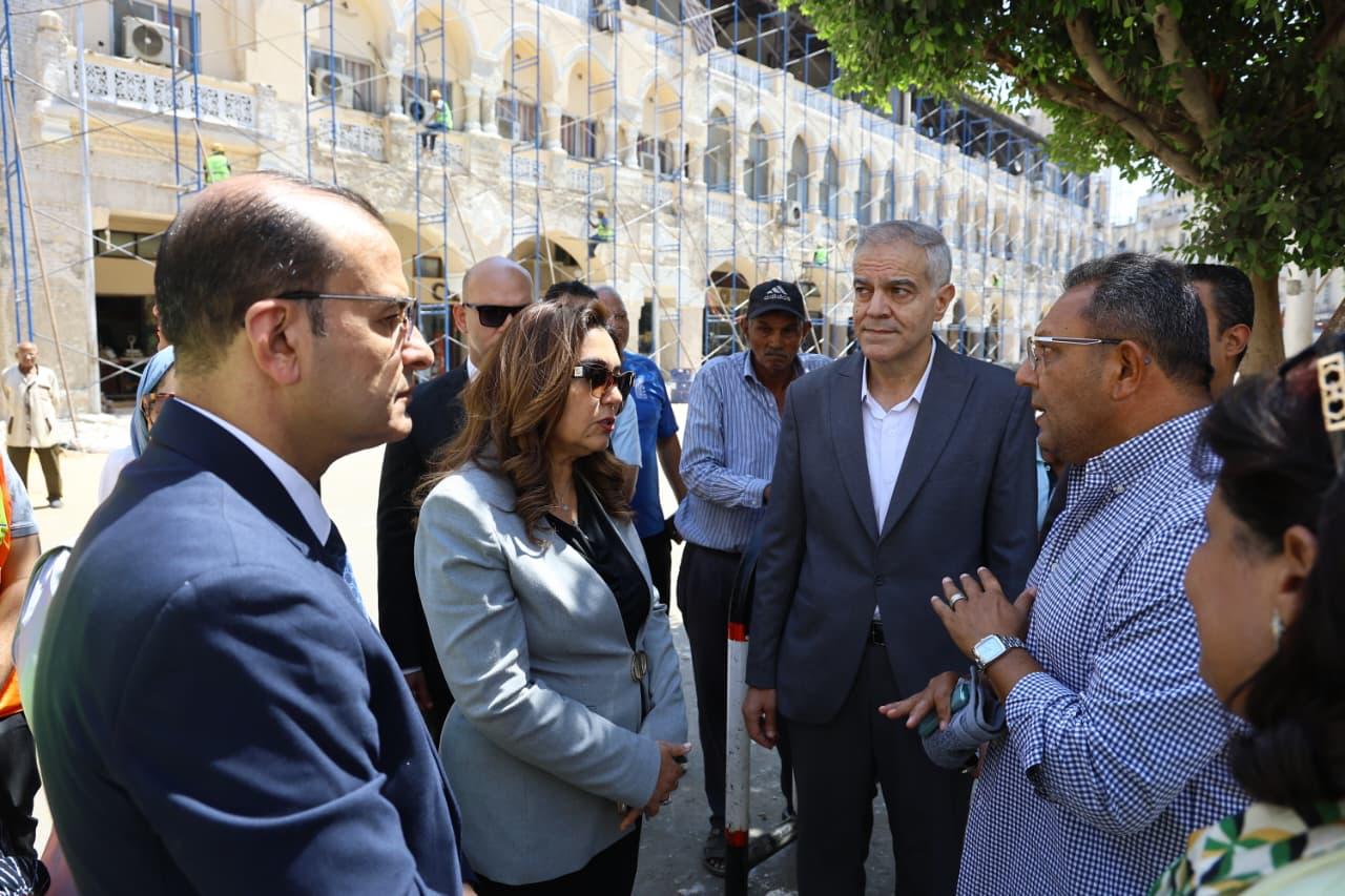 جانب من جولة وزيرة التنمية المحلية