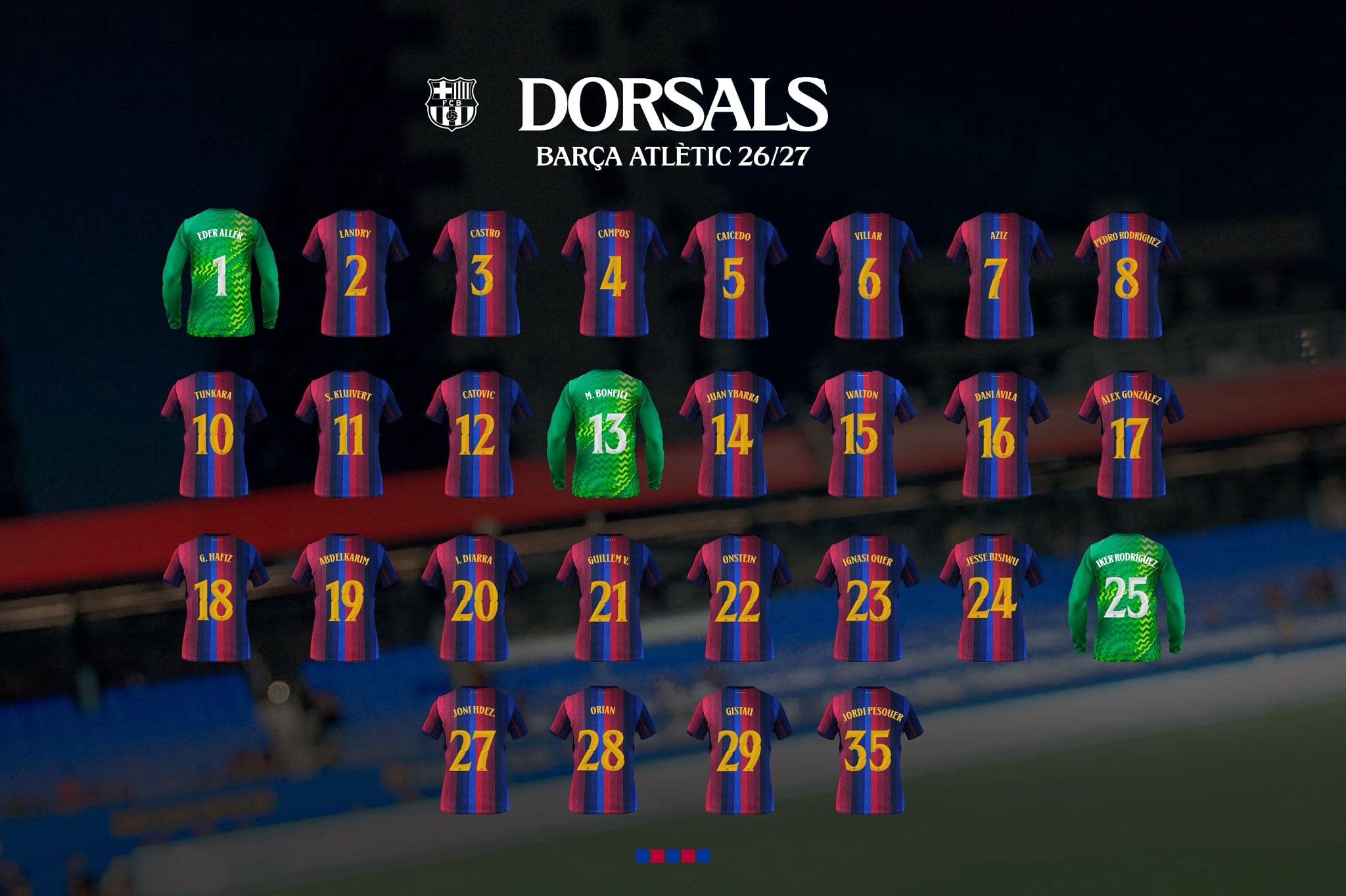 قائمة برشلونة أتلتيك