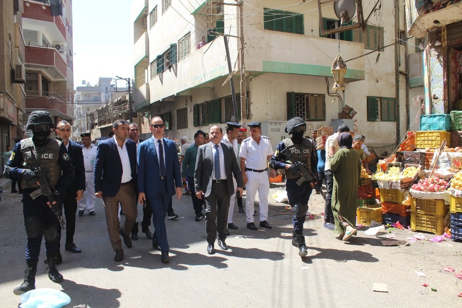 مدير أمن سوهاج بمنطقة العارف