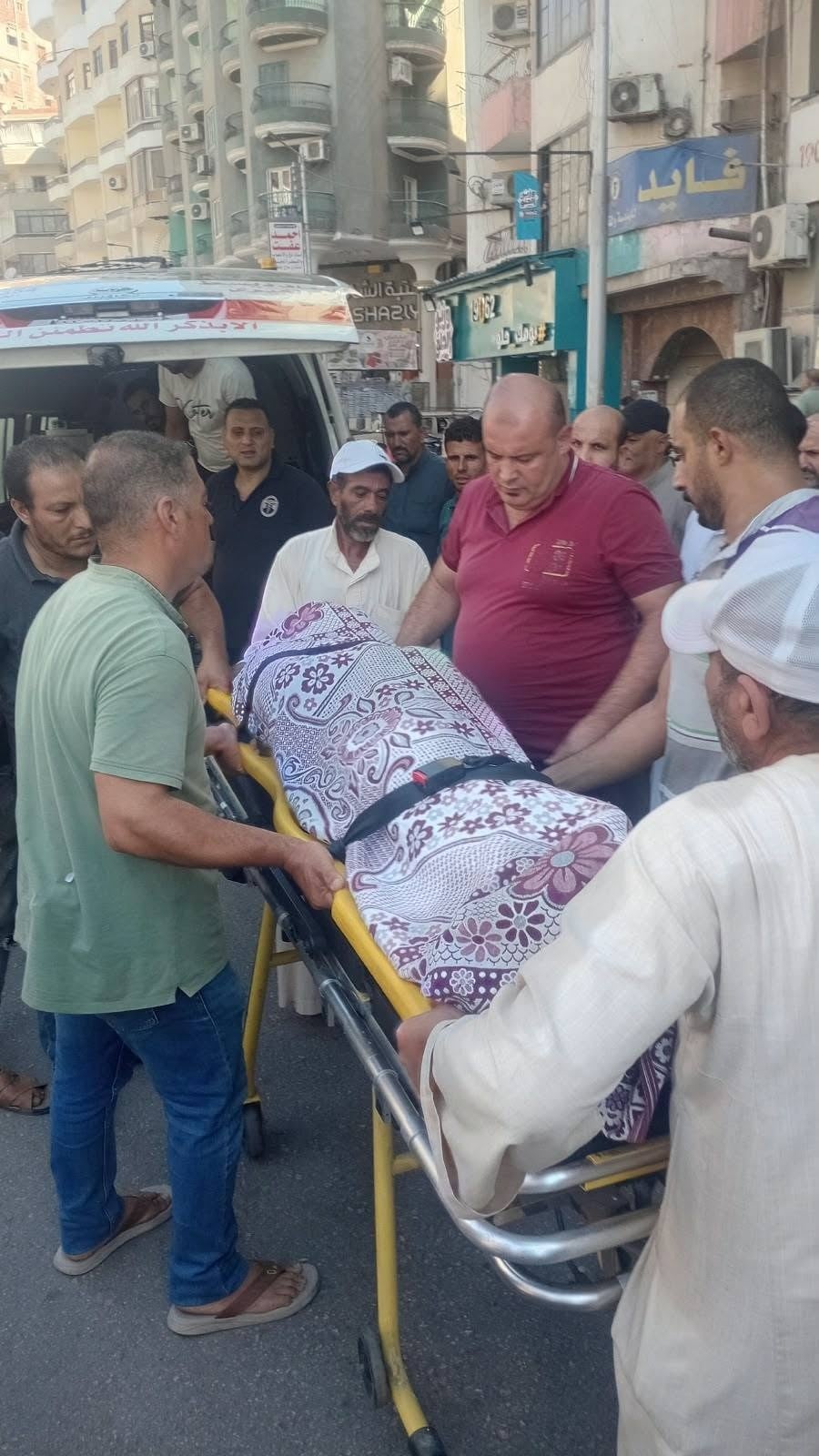نقل جثمان العريس