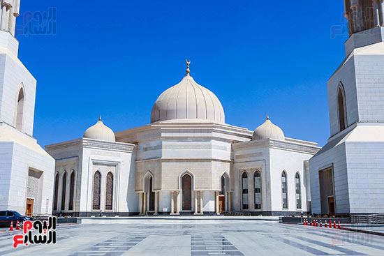 القبة من داخل المسجد