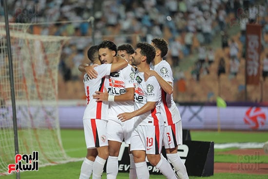 فرحة لاعبي الزمالك
