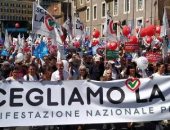 مظاهرات فى روما ضد الاجهاض
