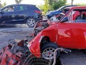 حادث تصادم سيارتين- أرشيفية