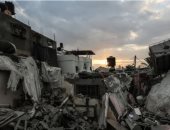 غزة تحت القصف - ارشيفية