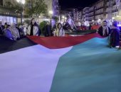العلم الفلسطينى فى شوارع أوروبا 