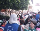 استقبال المواطنين فى صلاة العيد
