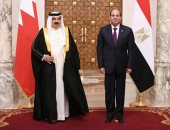 الرئيس السيسى والعاهل البحرينى
