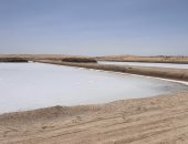  استخراج الملح علي ساحل شمال سيناء