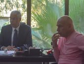 جمال علام و حسام حسن في جلسة المنتخب الاول و الاوليمبي