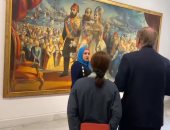 سفير الاتحاد الأوروبى يتفقد متحف محمود سعيد 