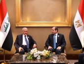 الرئيس السيسى والرئيس العراقى عبد اللطيف رشيد