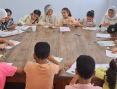 ورشة فنية للأطفال عن متحف كفر الشيخ وما يحتويه من قطع أثرية