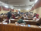 عميد كلية اثار القاهرة يتفقد اللجان