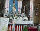 مطران الكنيسة اللاتينية بمصر يختتم ثلاثية عيد القديسة