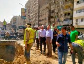 نائب محافظ القاهرة يتفقد أعمال الإصلاح