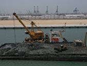 أعمال تنفيذ مشروع محطة حاويات "تحيا مصر1" بميناء دمياط