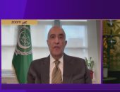 مداخلة السفير ماجد عبد الفتاح رئيس بعثة جامعة الدول العربية