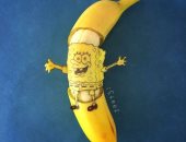 فنان يحول الموز إلى رسومات فنية