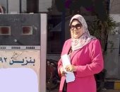 الدكتورة هالة أبو الفتوح خلال الحملة