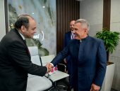  المهندس أحمد سمير وزير التجارة والصناعة  يلتقى  رستم مينيخانوف رئيس جمهورية تتارستان 