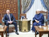 رئيس أذربيجان وشيخ الازهر 