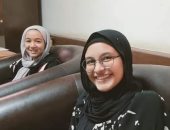 الطالبتين حبيبة محمد معوض سعيد وبسمة فاضل رشاد 