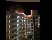 تحطم مروحية فوق سطح فندق