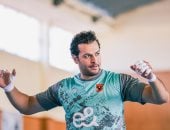 إبراهيم المصرى لاعب الأهلى لفريق اليد
