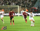 عبد الله السعيد من مباراة الزمالك وسيراميكا في الموسم الماضي