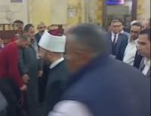 وزير الأوقاف فى مسجد السيدة حورية