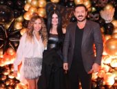 مصطفى شعبان وهدى الناظر مع نسرين إمام