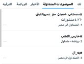حلقة الفنان مصطفي مع عمرو الليثي فى "واحد من الناس" تتصدر ترند موقع X