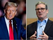 كير ستارمر والرئيس الامريكى دونالد ترامب 