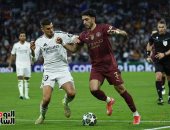 عمر مرموش في مباراة سابقة بين مانشستر سيتي وريال مدريد