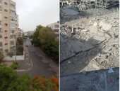 مساكن غزة قبل وبعد العدوان الاسرائيلى