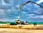تنفيذ أعمال تطوير كورنيش مطروح