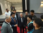 أشرف صبحى برفقة هانى ابوريدة وأحمد سيد زيزو 