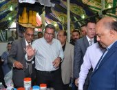 تشغيل سوق اليوم الواحد فى شارع المطار بالمنيرة