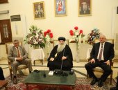 محافظ الجيزة يزور مطرانية شمال الجيزة للتهنئة بعيد القيامة المجيد
